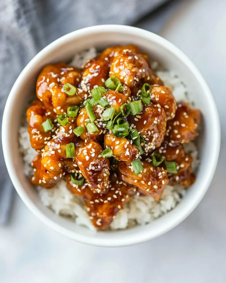 Quick Healthy General Tsos Chicken (Paleo) recipe photo