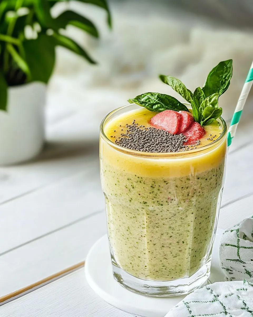 Easy Healthy Smoothie Recipe shot