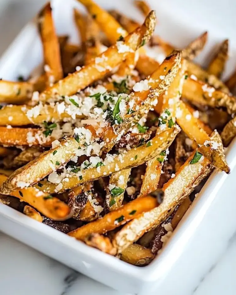 Best Herb Salted Garlic Parmesan French Fries. picture