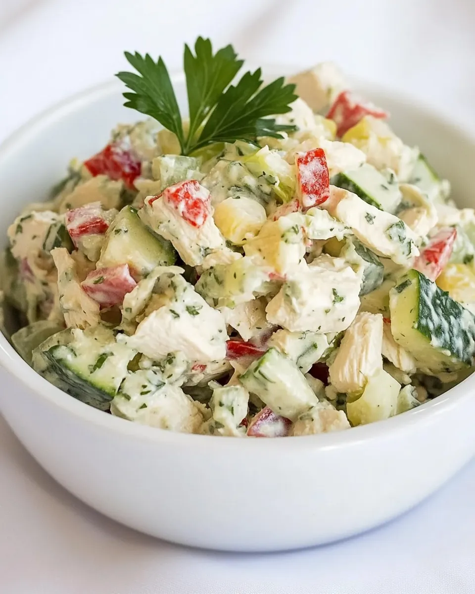 Easy Holiday Chicken Salad recipe photo
