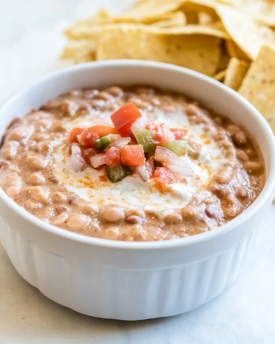 Classic Homemade Bean Dip recipe photo