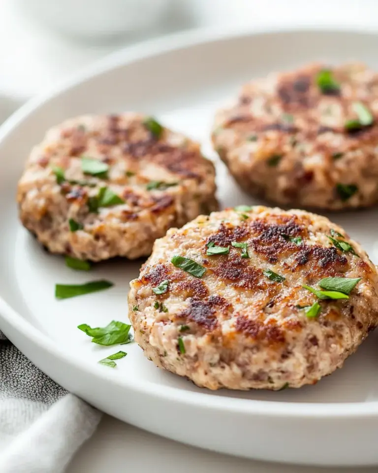 Homemade Chicken Sausage Patties photo