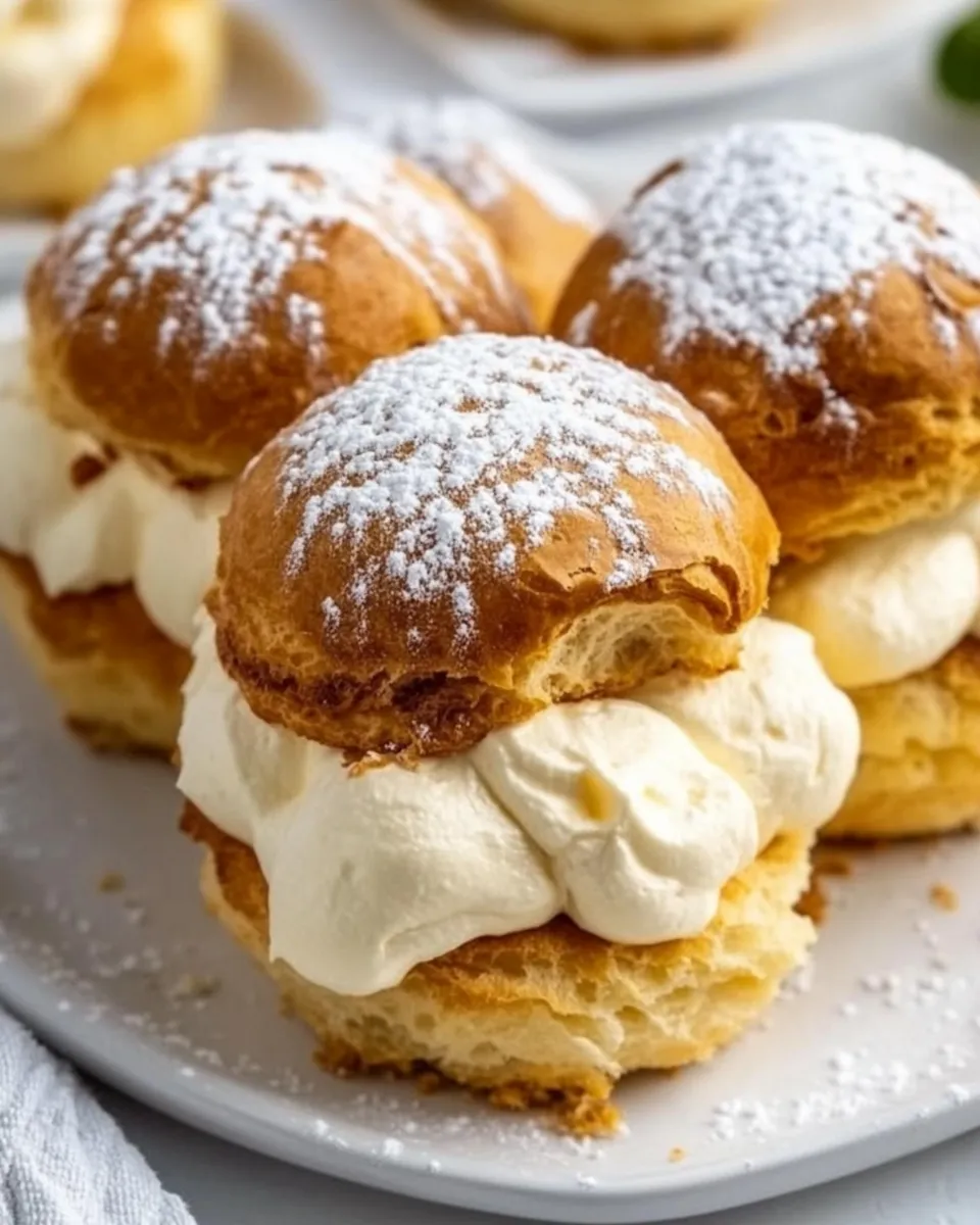 Delicious Homemade Cream Puffs image