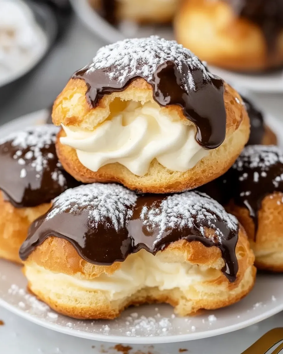 Classic Homemade Cream Puffs recipe photo