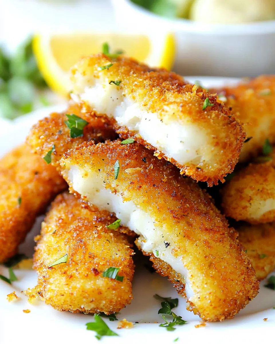 Easy Homemade Fish Sticks Recipe photo