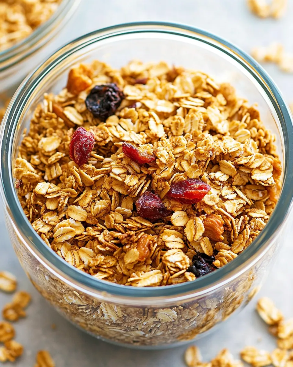 Easy Homemade Granola Recipe shot