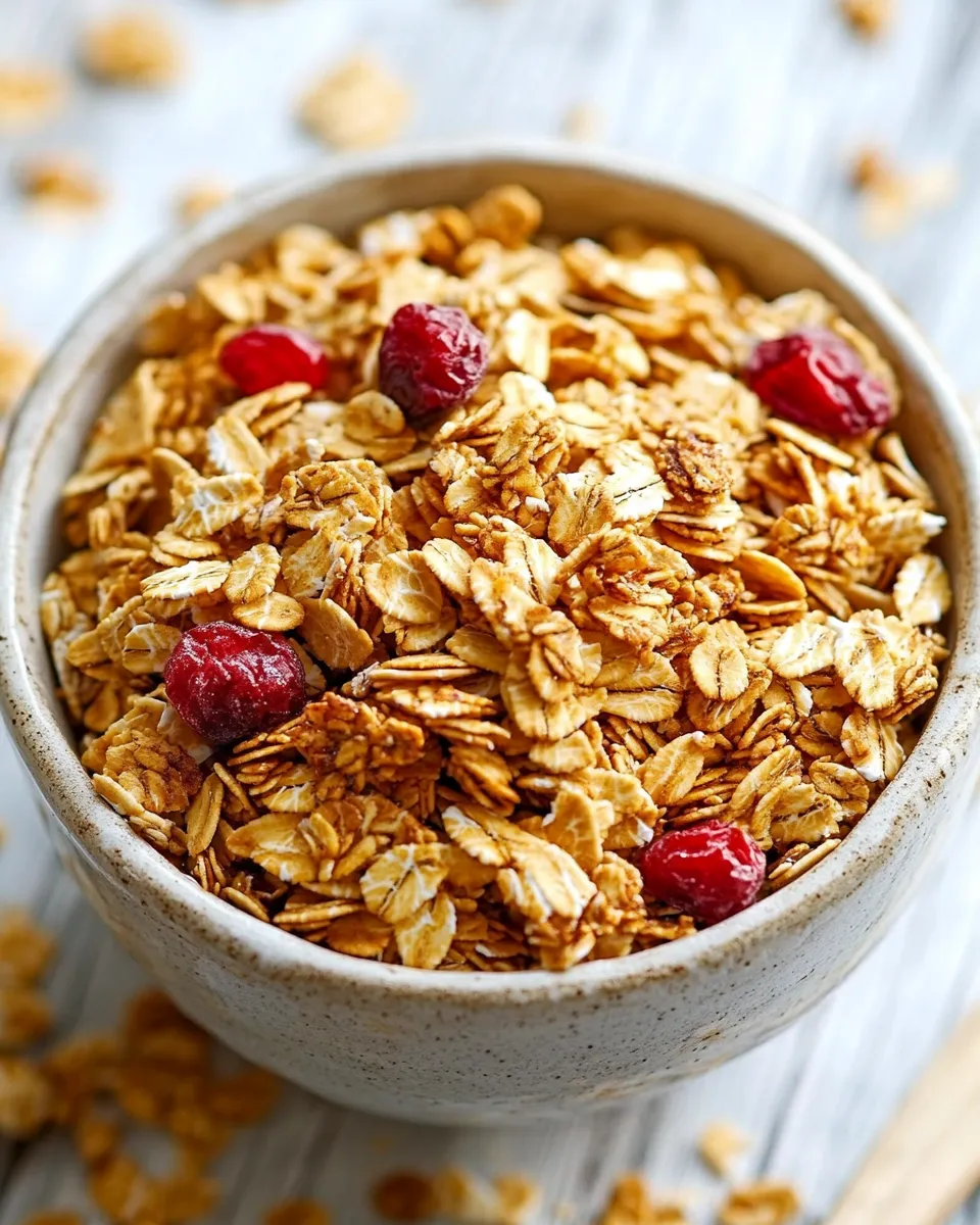 Healthy Homemade Granola Recipe recipe photo