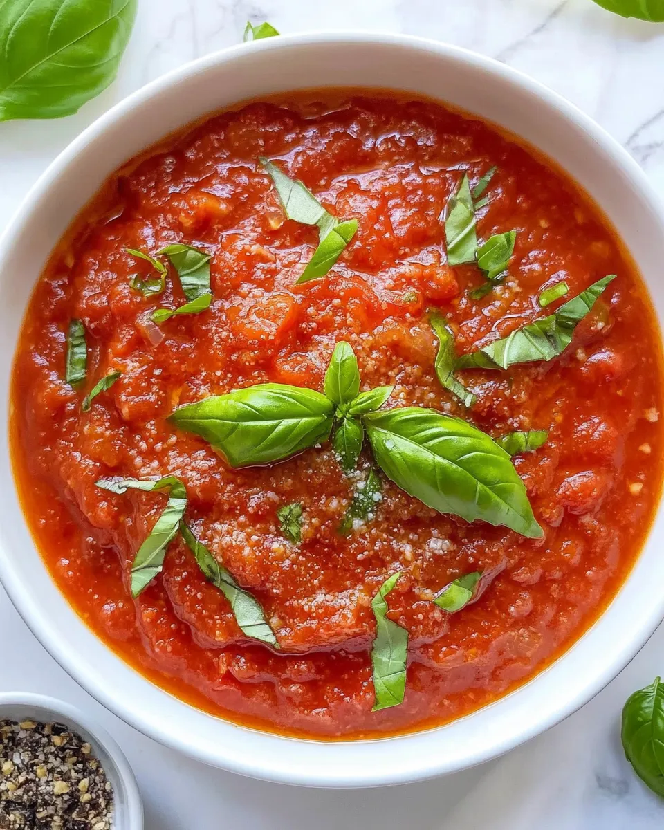 Easy Homemade Marinara Sauce photo