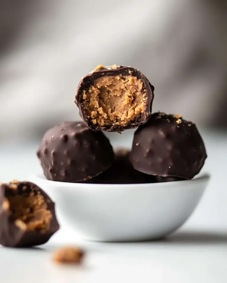Homemade Peanut Butter Cup Truffles recipe photo