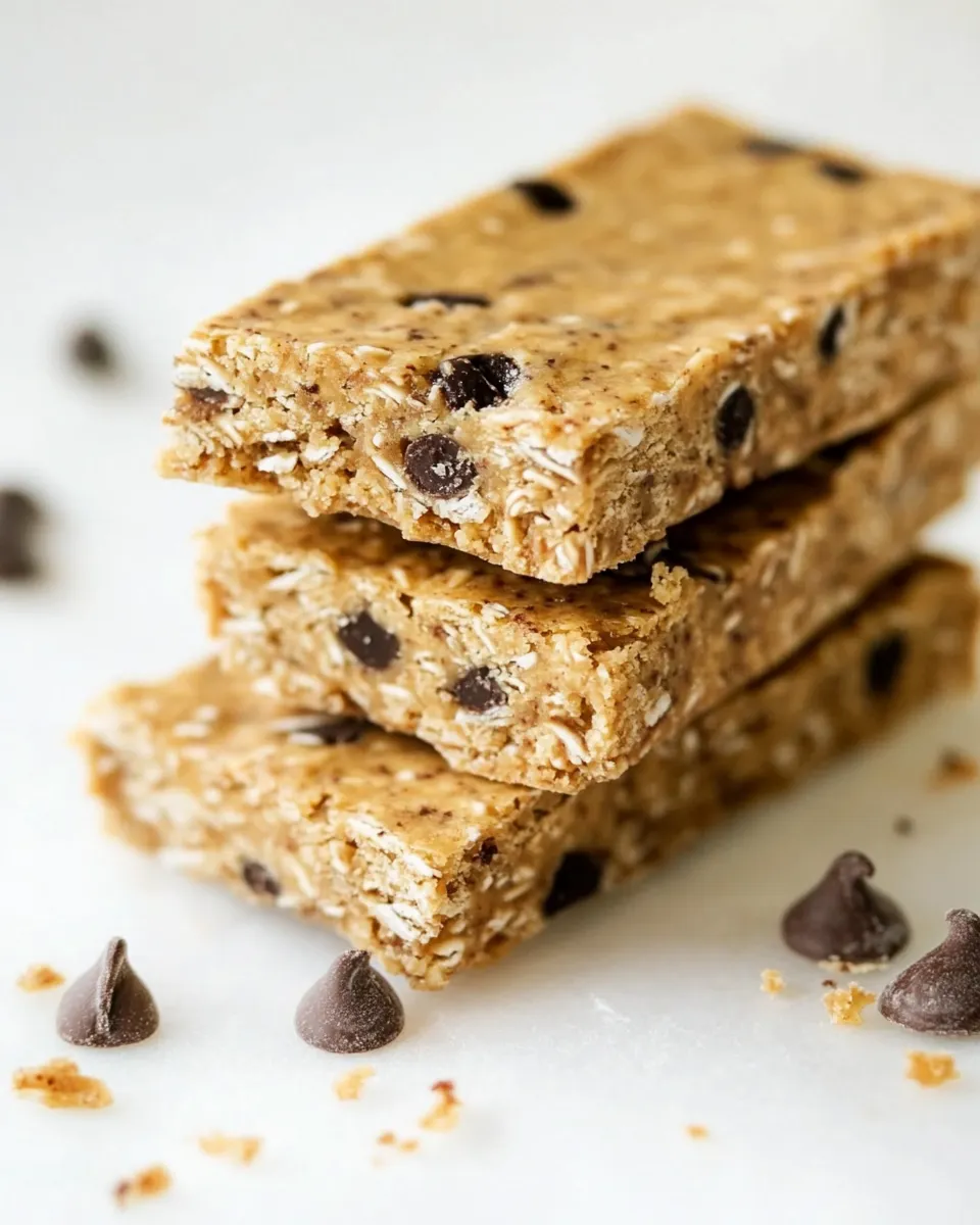 Healthy Homemade Protein Bars food shot
