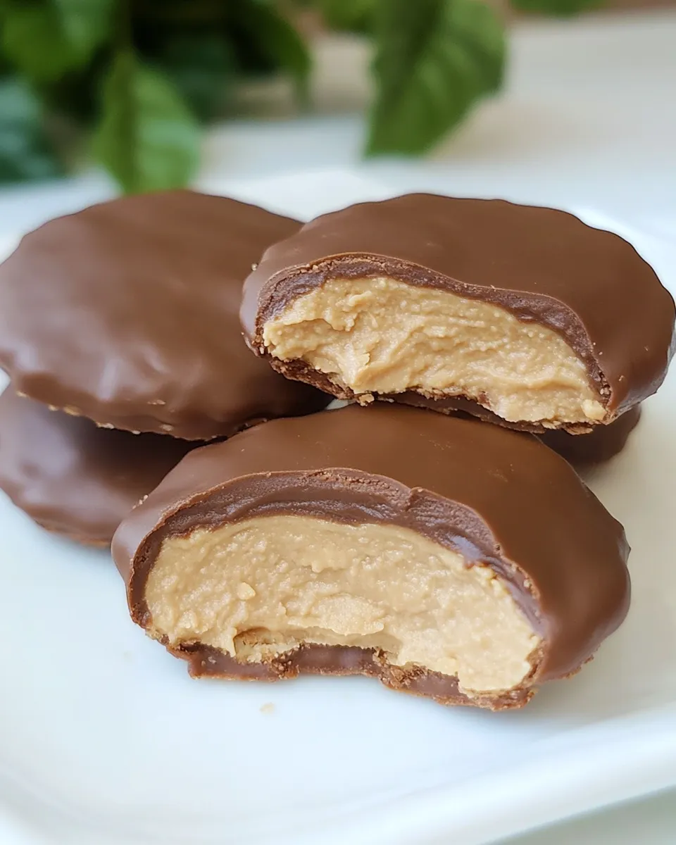 Fresh Homemade Tagalongs (Peanut Butter Patties) dish image