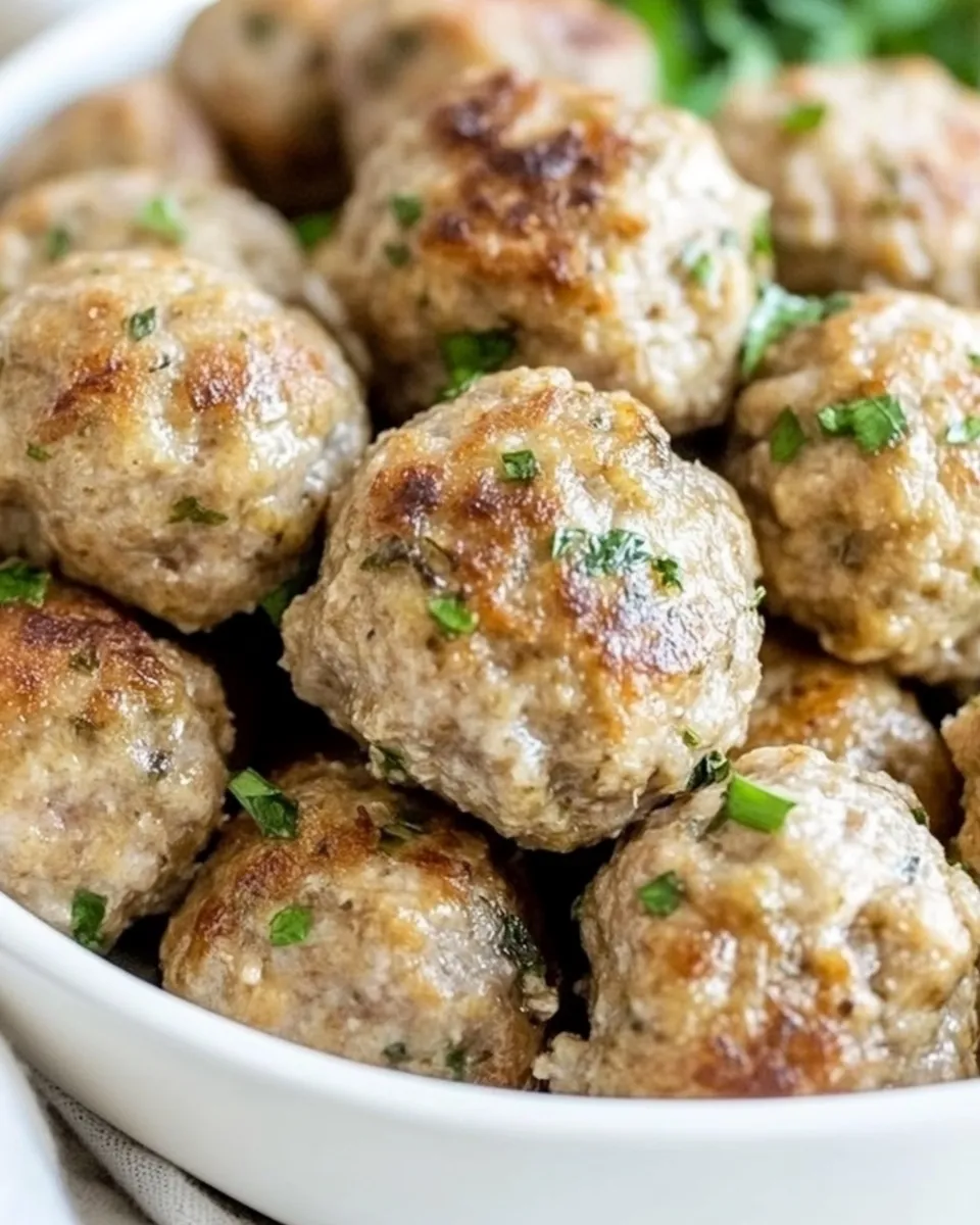 Delicious Homestyle Meatballs shot