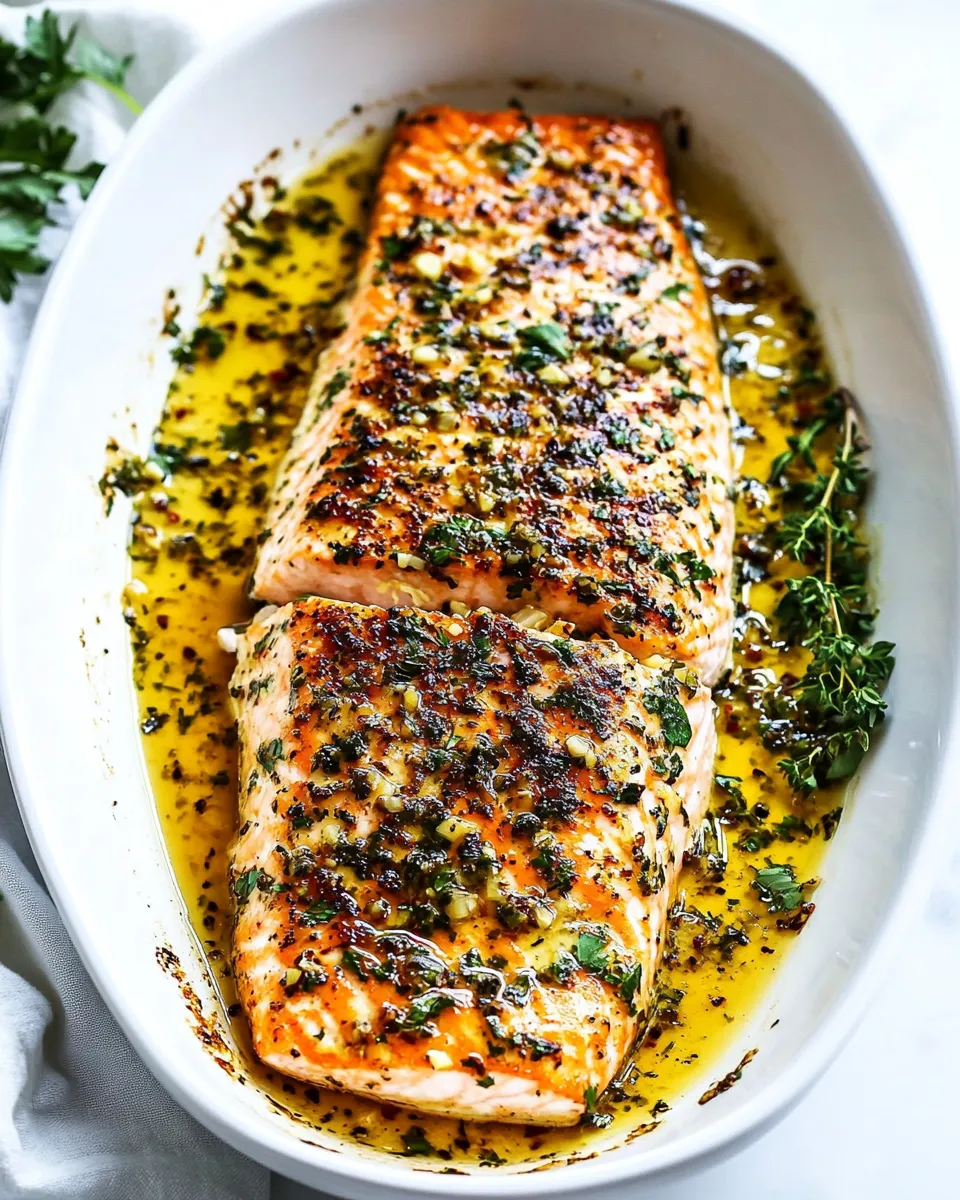 Easy Honey Garlic Dijon Broiled Salmon (15 minutes!) photo