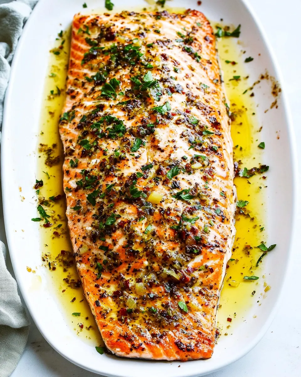 Delicious Honey Garlic Dijon Broiled Salmon (15 minutes!) image
