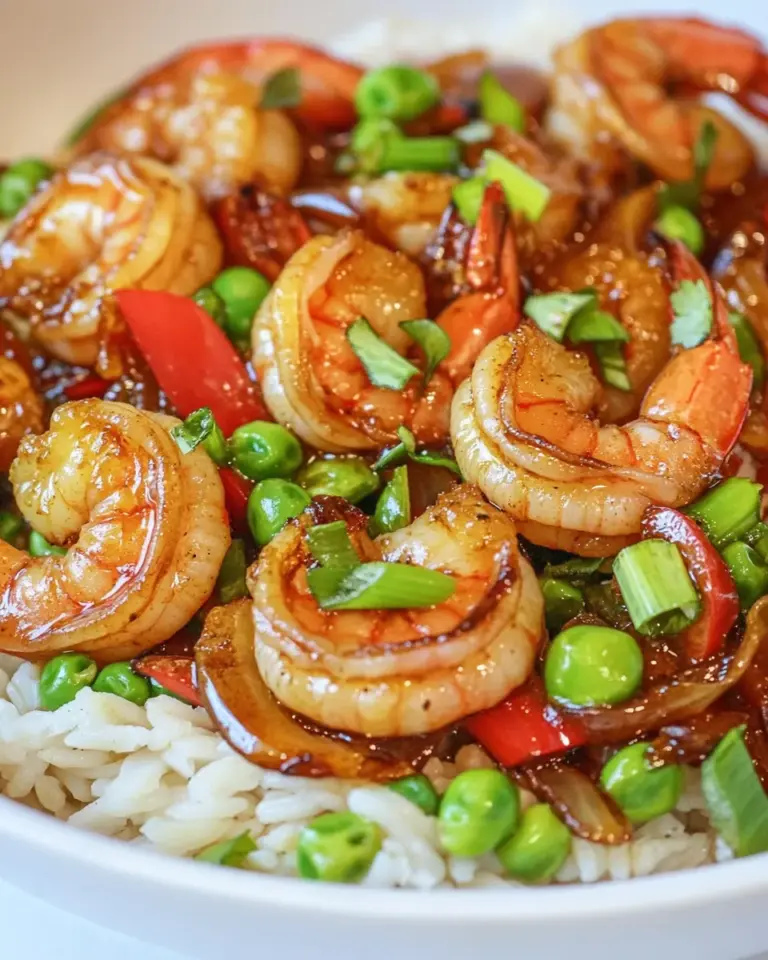 Homemade Honey Garlic Shrimp Stir-Fry photo