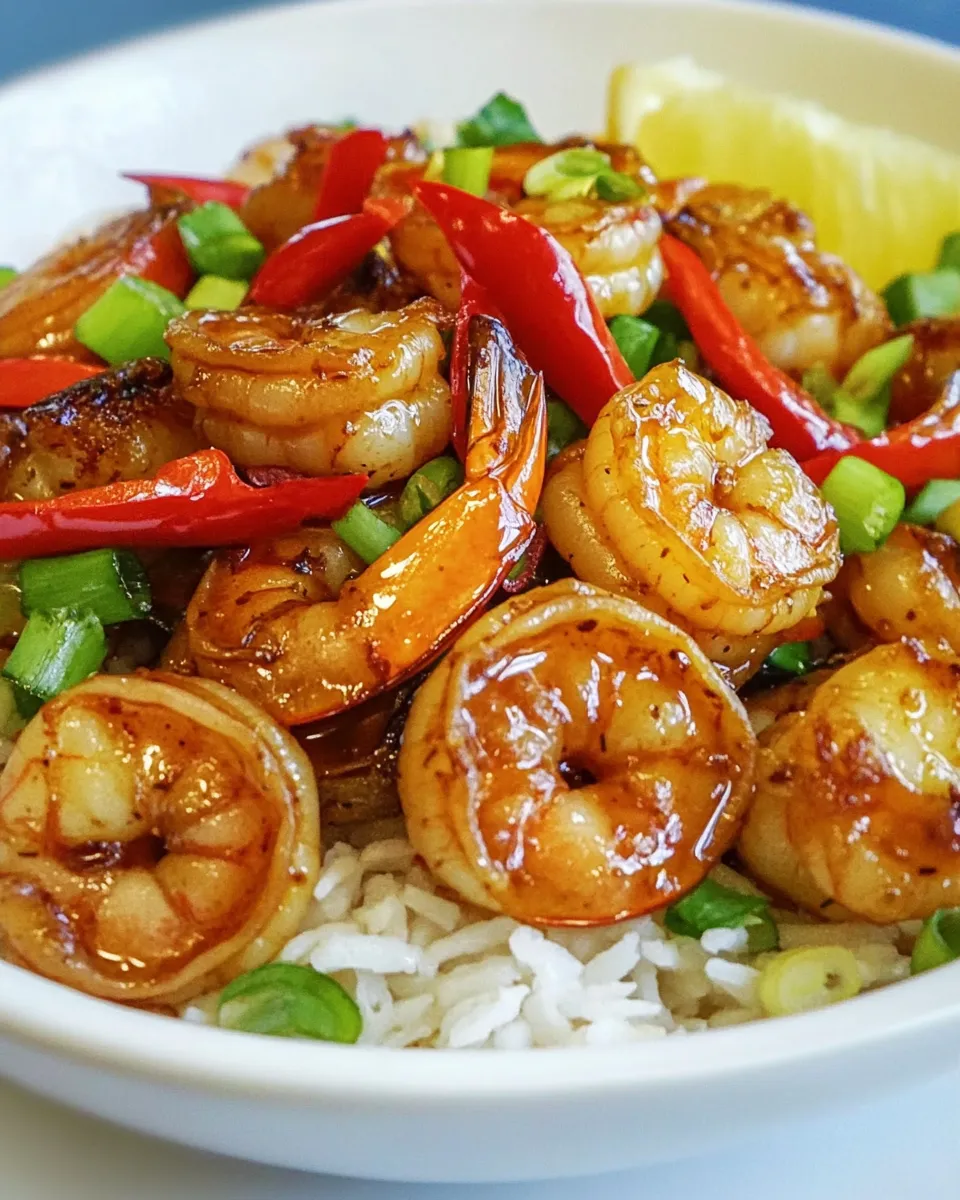 Delicious Honey Garlic Shrimp Stir-Fry shot