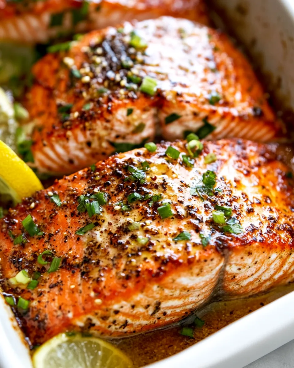 Fresh Hot Honey Roasted Salmon. picture