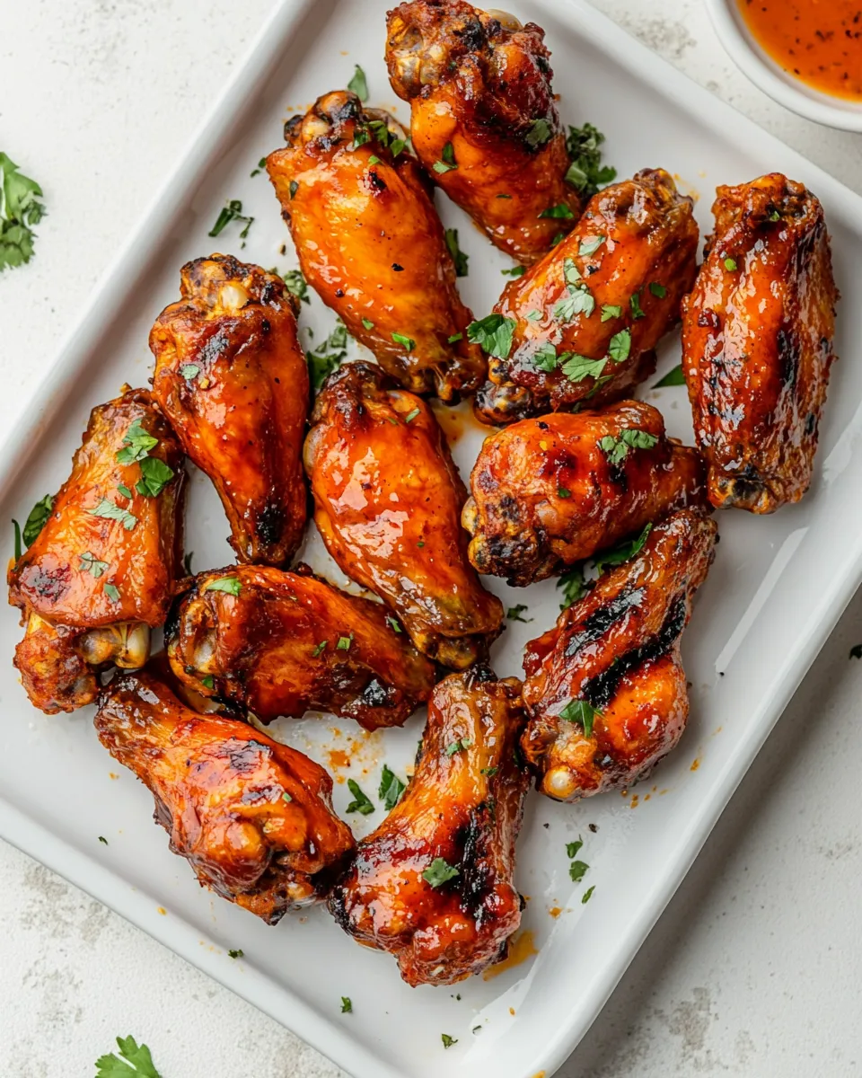 Easy Hot & Spicy Baked Buffalo Chicken Wings recipe photo