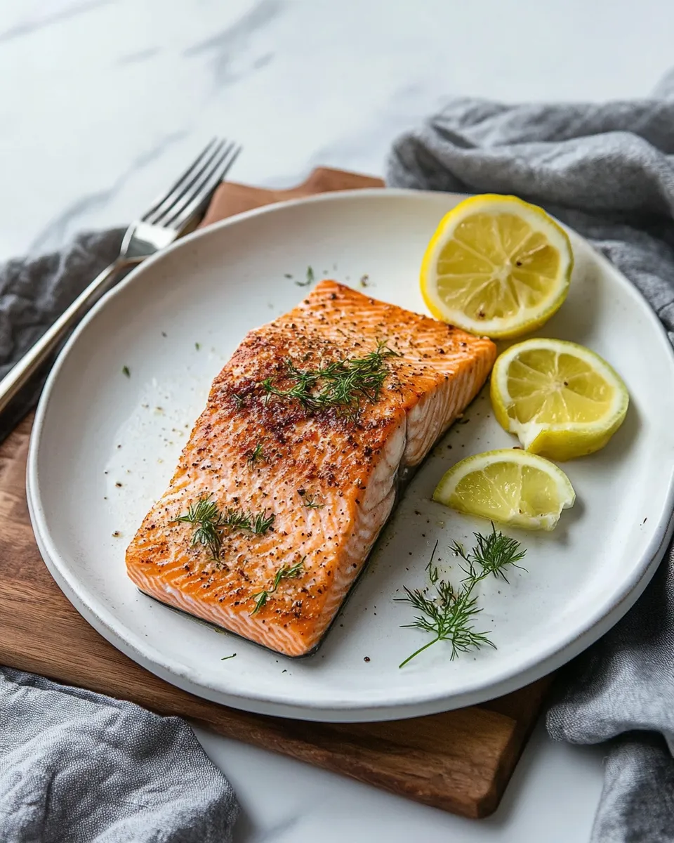 Healthy How to Cook Salmon in the Oven dish photo