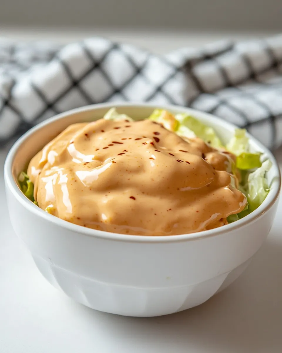 Easy How to Make Big Mac Sauce shot