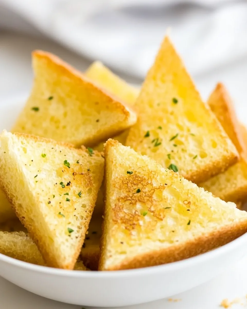 Quick How to Make Perfect Toast Points shot