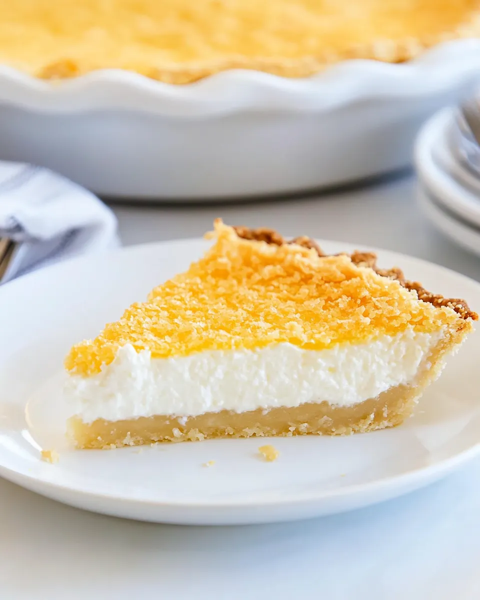 Homemade Impossible Pie photo