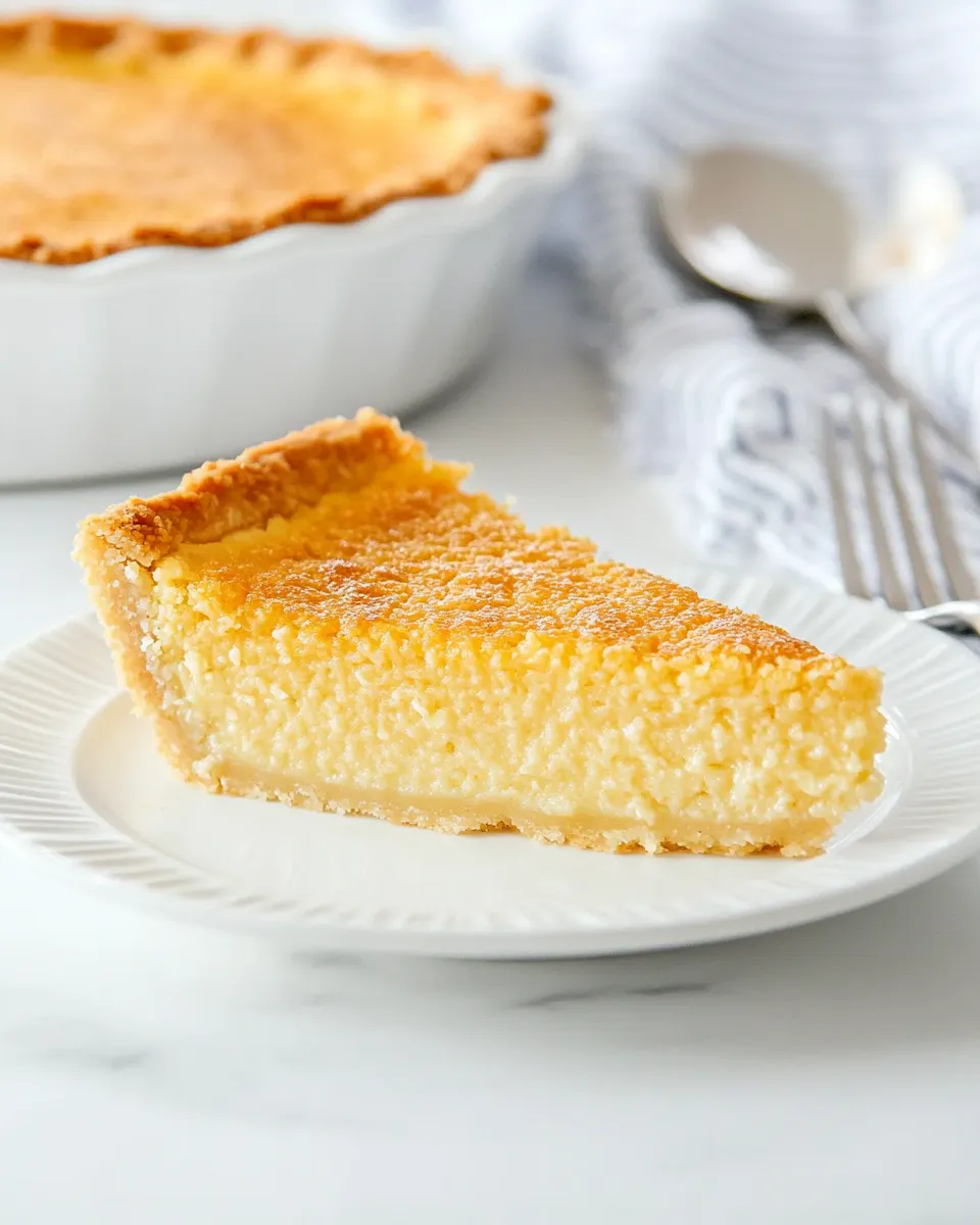 Delicious Impossible Pie shot