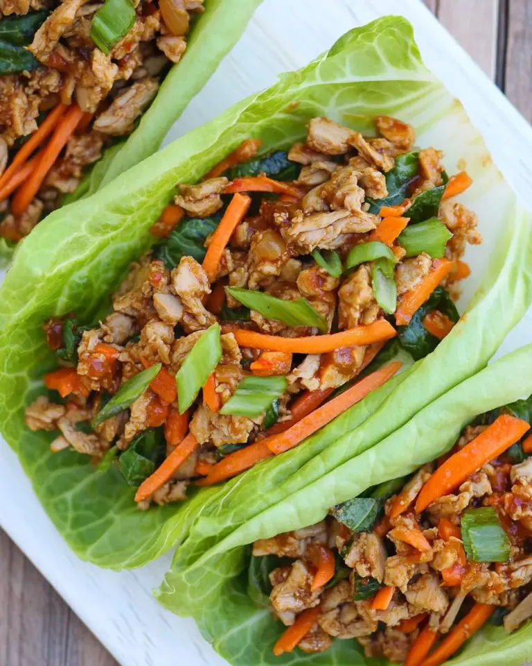 Easy Instant Pot Asian Turkey Lettuce Wraps (Keto, Paleo) photo