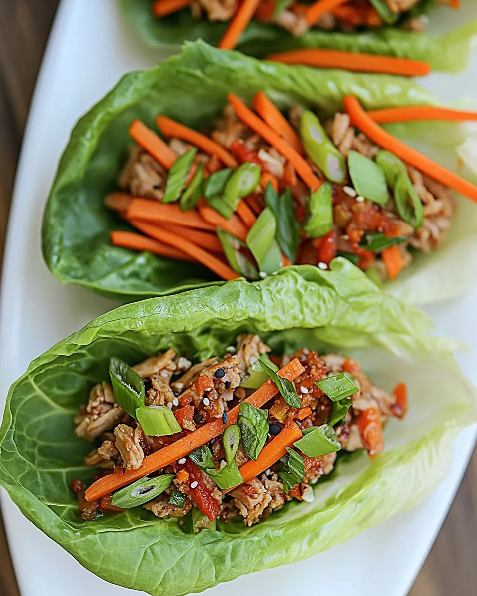 Delicious Instant Pot Asian Turkey Lettuce Wraps (Keto, Paleo) image