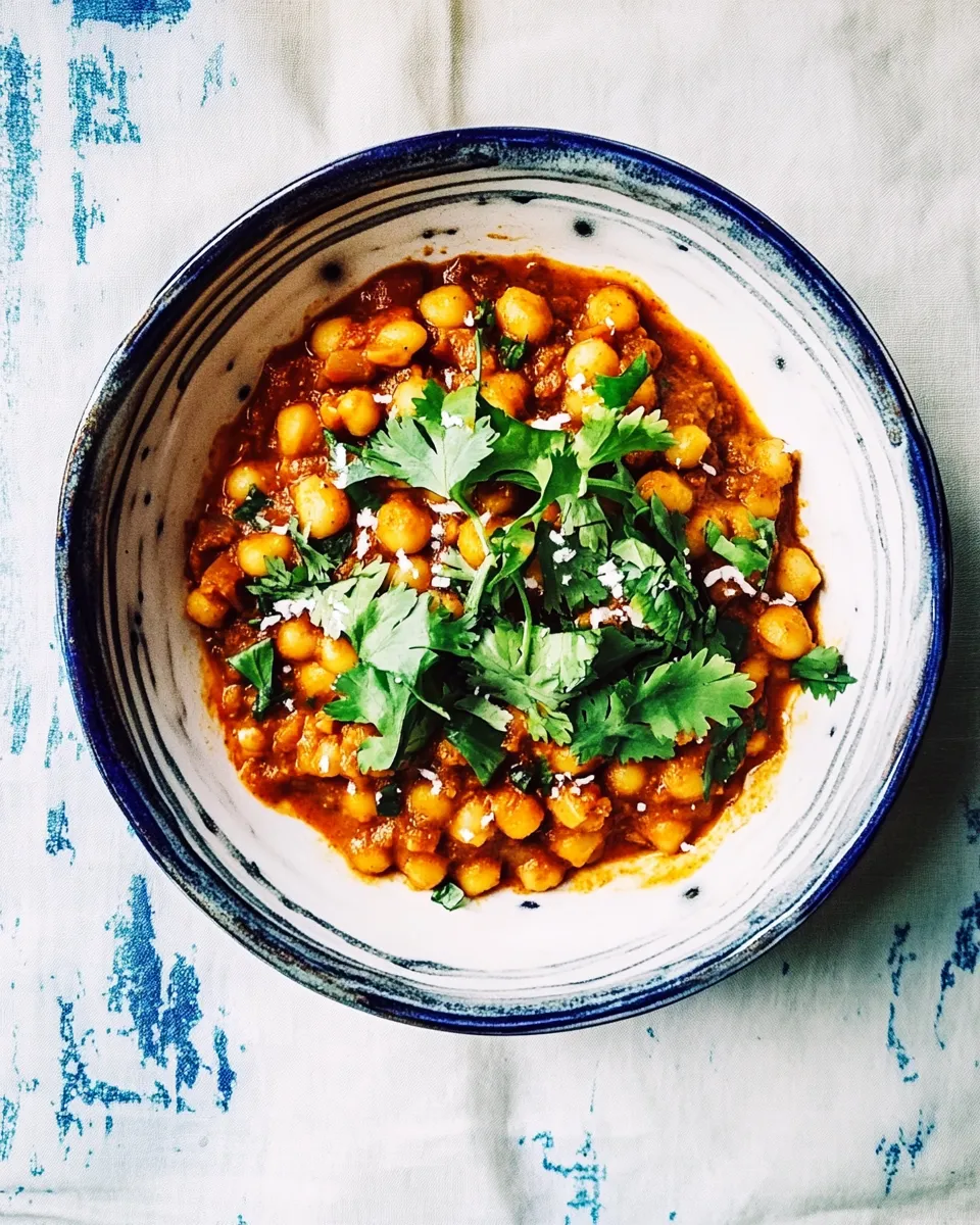 Delicious Instant Pot Chana Masala shot