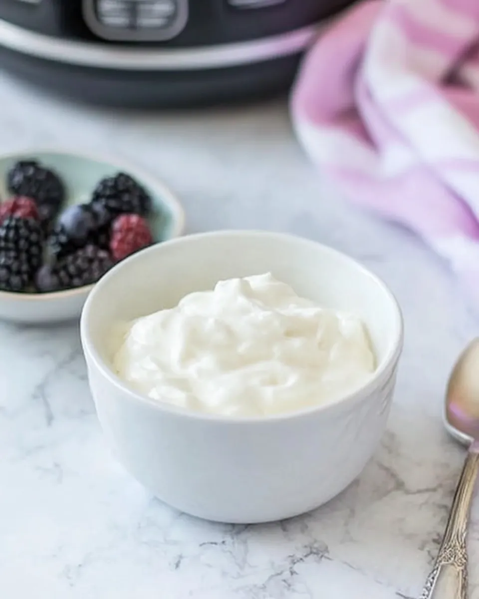 Homemade Instant Pot Cold Start Yogurt photo