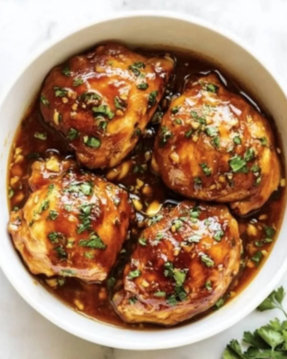 Homemade Instant Pot Honey Garlic Chicken dish photo