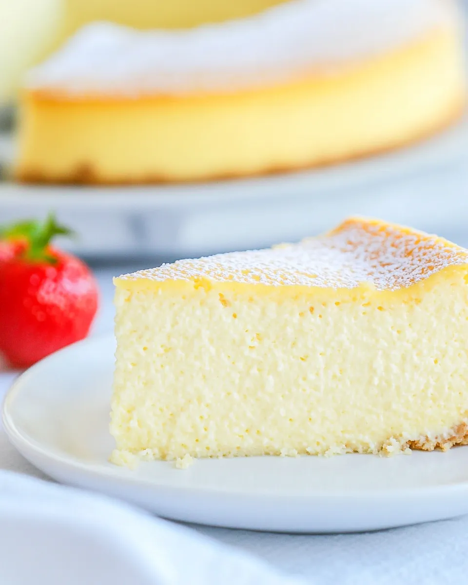 Delicious Instant Pot Japanese Cheesecake recipe image