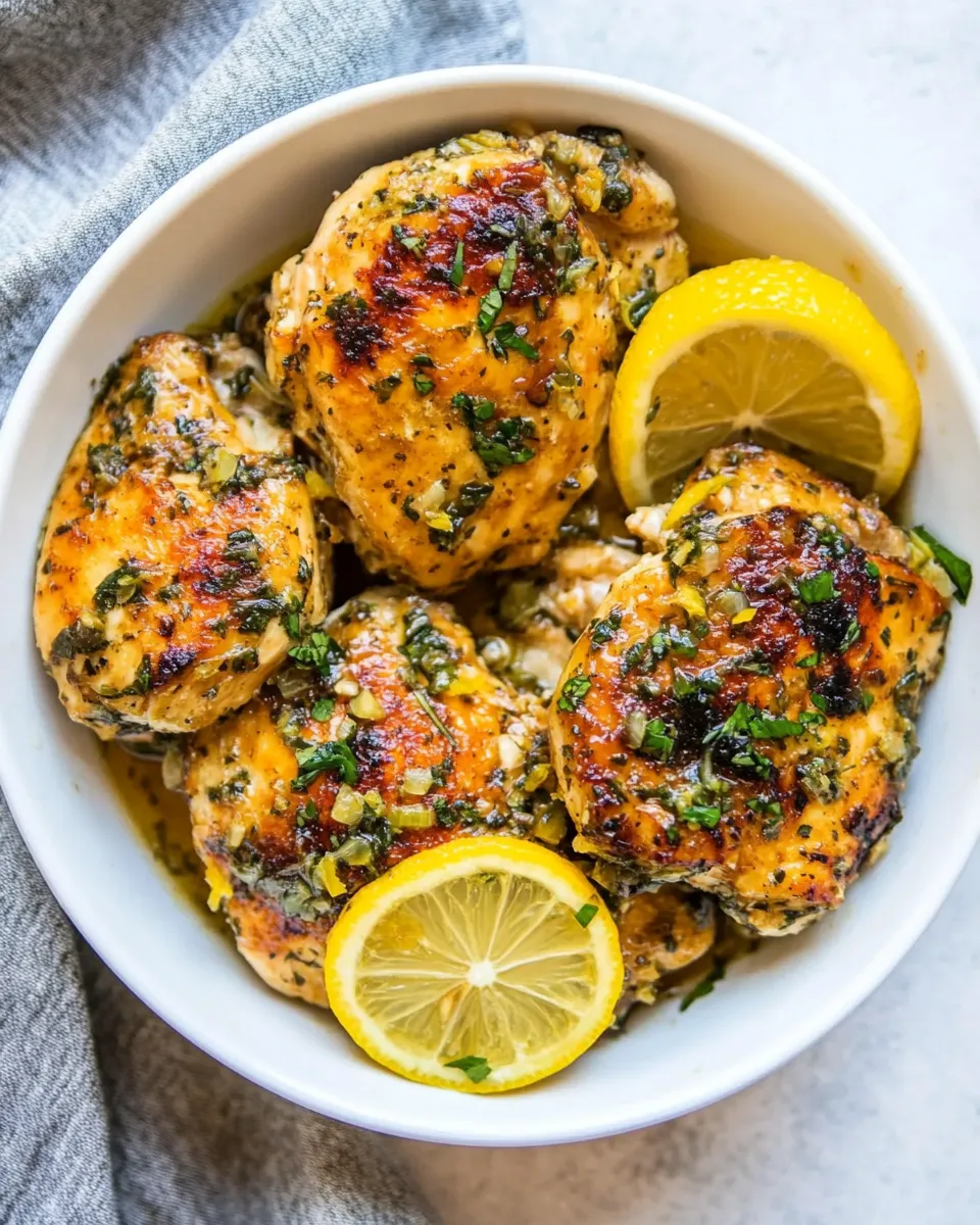 Easy Instant Pot Lemon Garlic Chicken photo