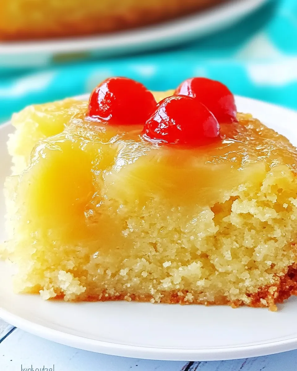Quick Instant Pot Pineapple Upside Down Cake shot