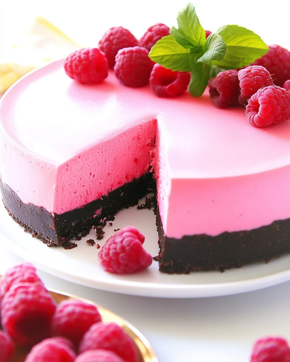 Homemade Instant Pot Raspberry Cheesecake photo