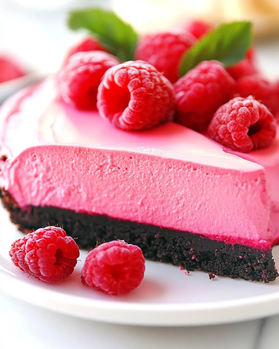 Delicious Instant Pot Raspberry Cheesecake shot