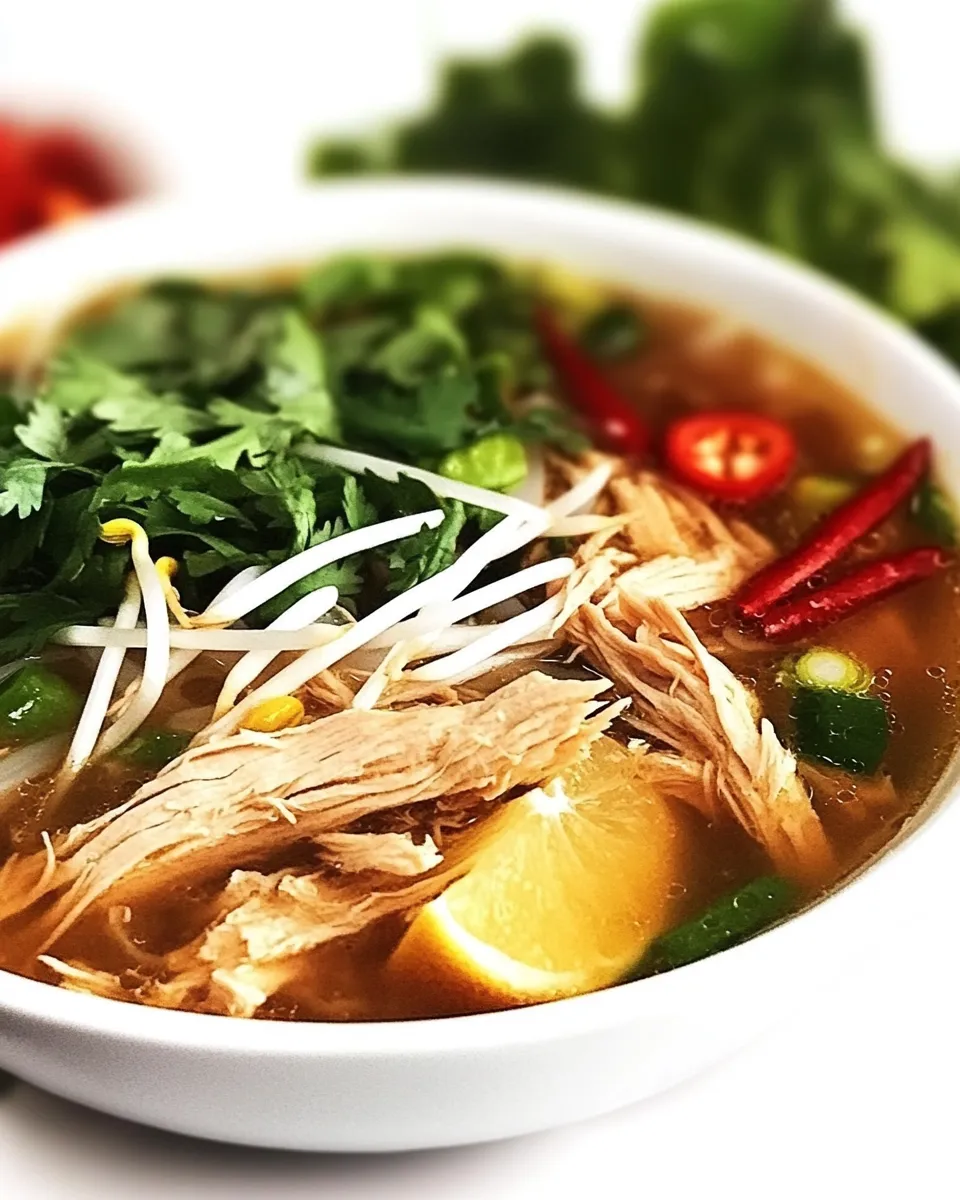 Delicious Instant Pot Vietnamese Chicken Pho image