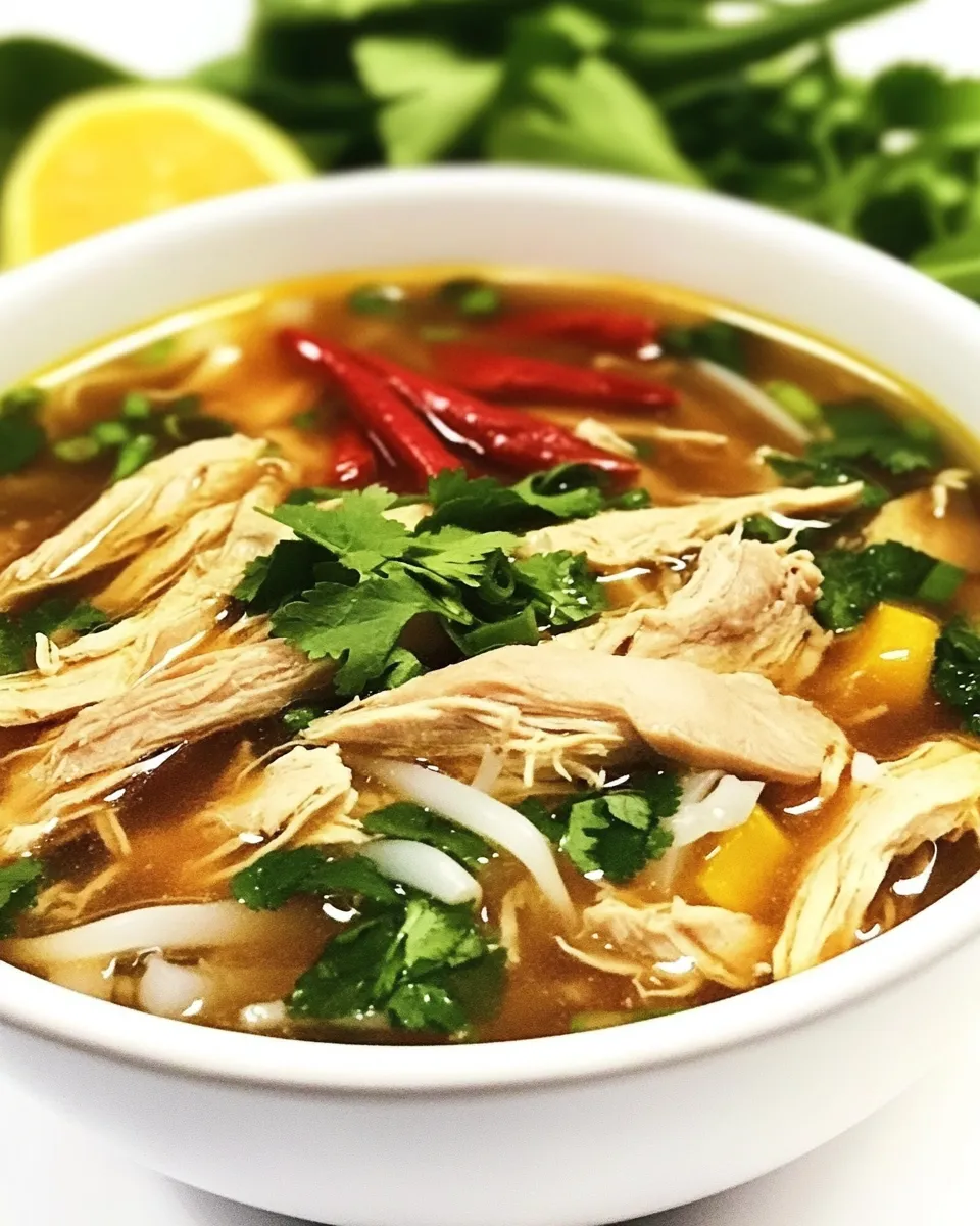 Homemade Instant Pot Vietnamese Chicken Pho recipe photo