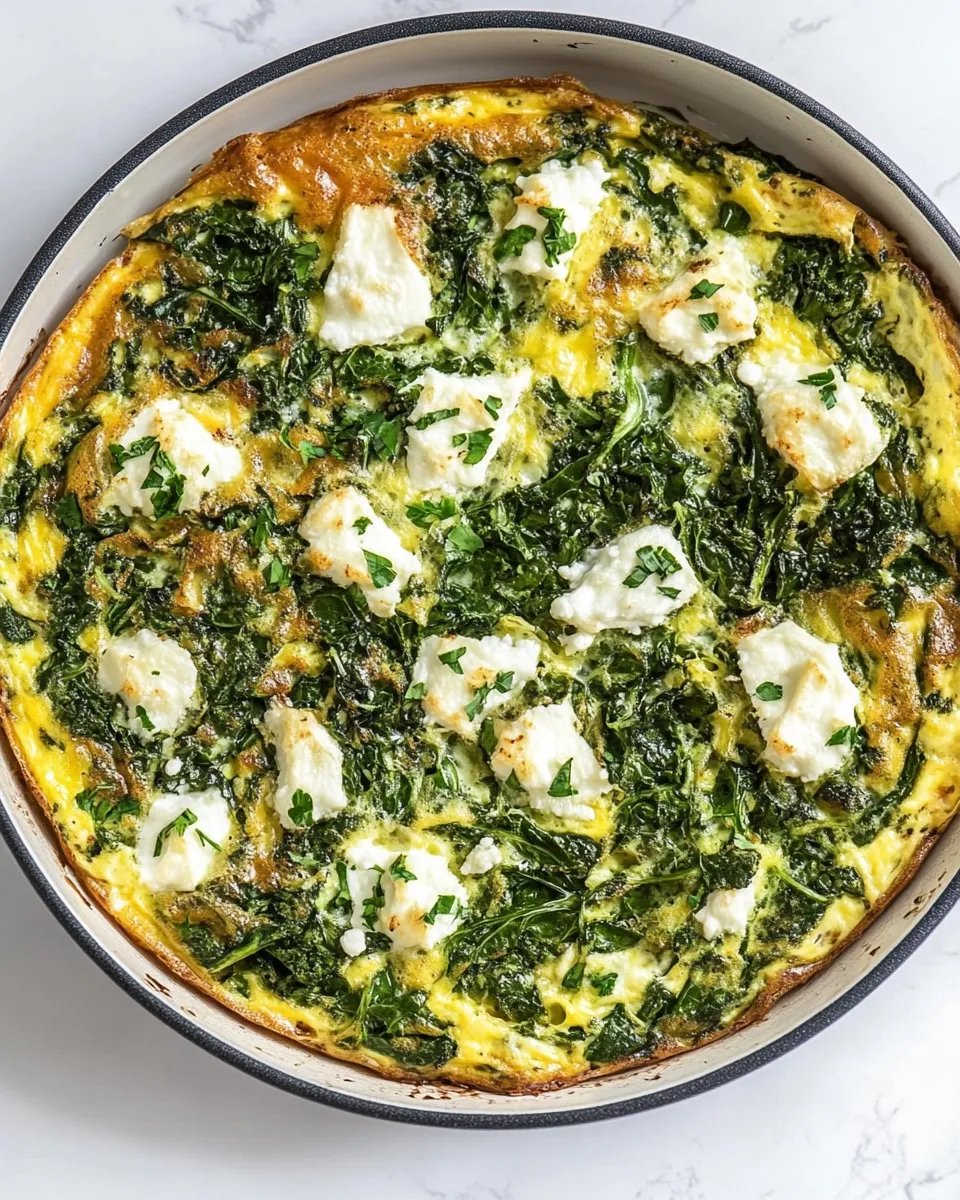 Classic Kale and Goat Cheese Frittata image