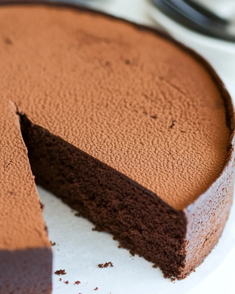 Delicious Keto Chocolate Cake shot