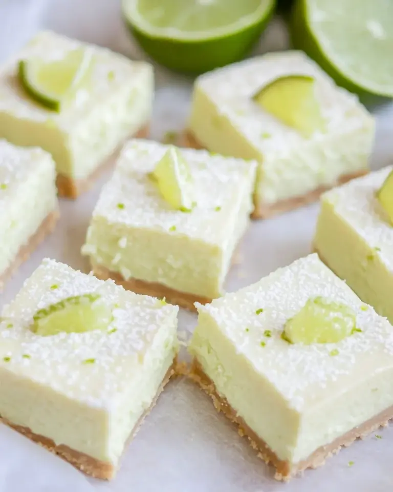 Homemade Keto Key Lime Pie Bars photo