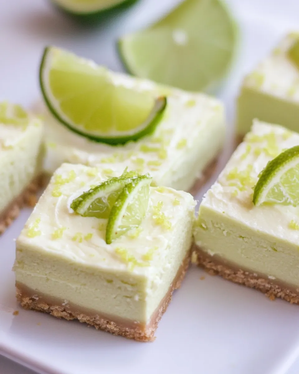 Classic Keto Key Lime Pie Bars image