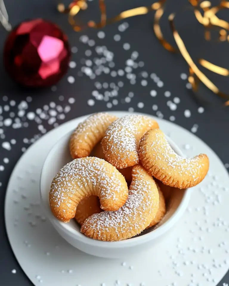 Homemade Kiflyky Cookies (Crescent Cookies) photo