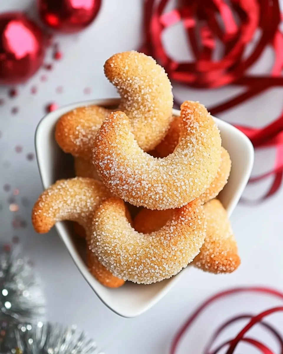 Easy Kiflyky Cookies (Crescent Cookies) shot