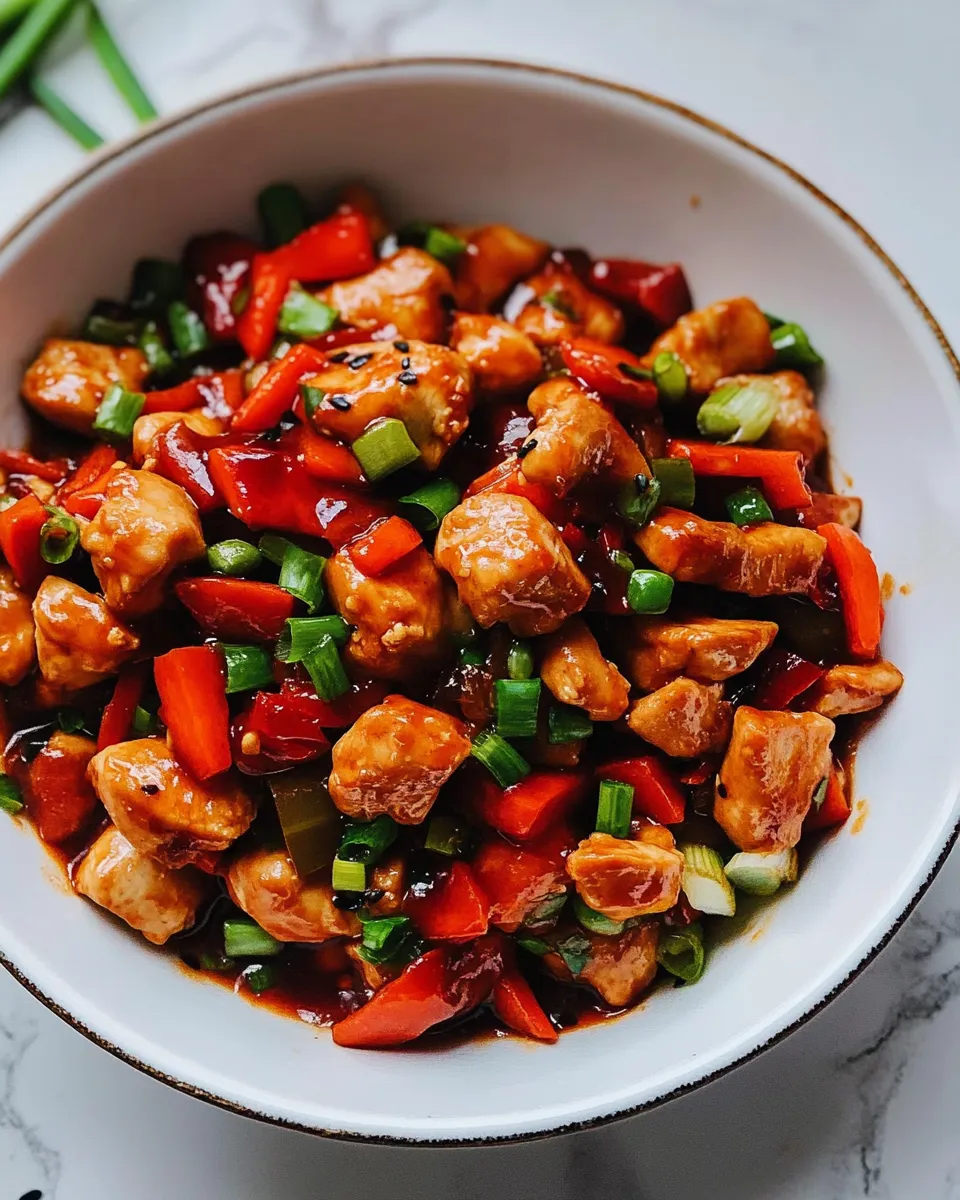 Easy Kung Pao Chicken food shot
