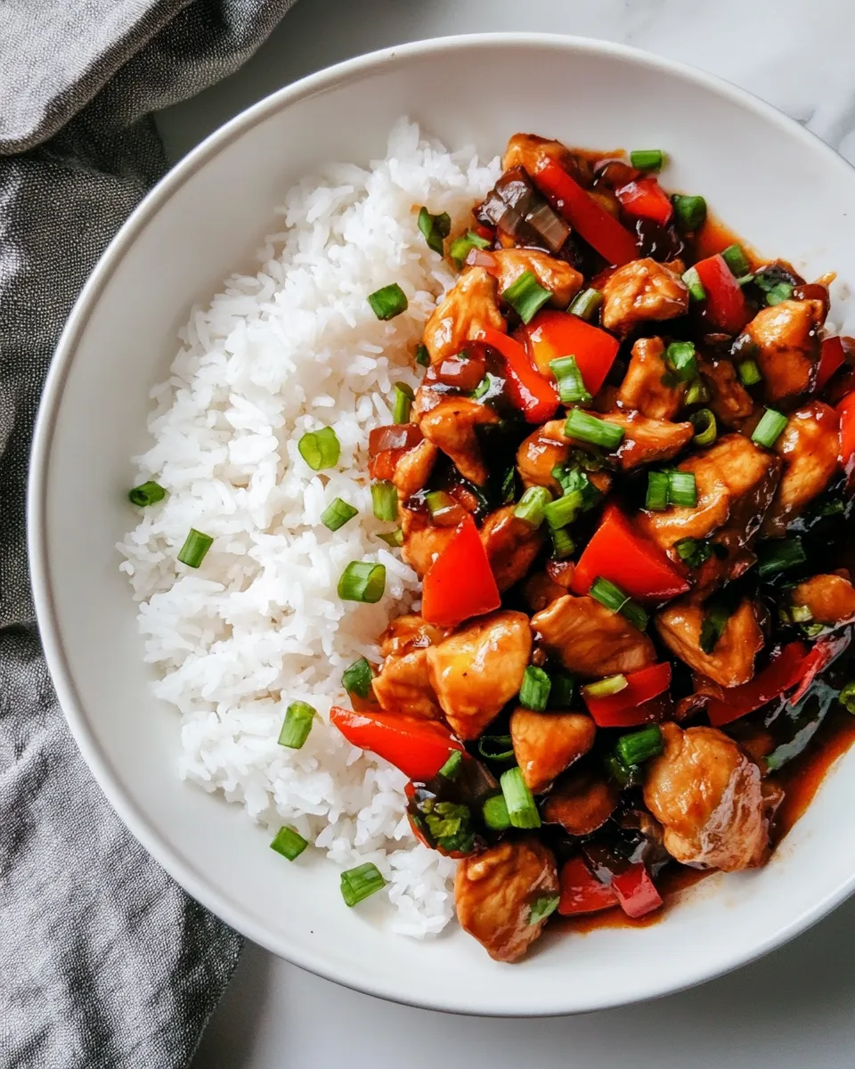 Delicious Kung Pao Chicken dish photo
