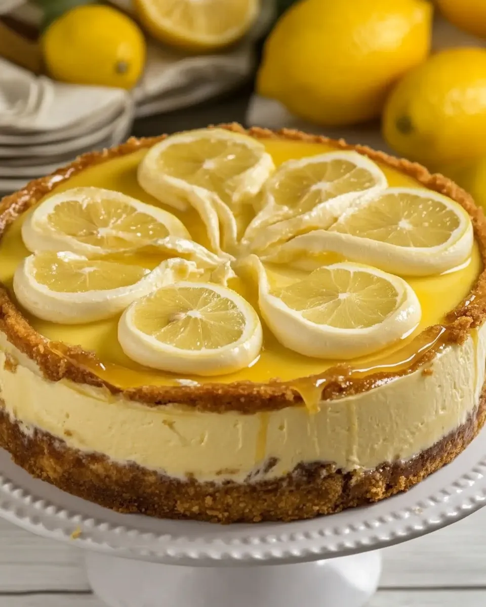 Classic Lemon Bar Cheesecake image