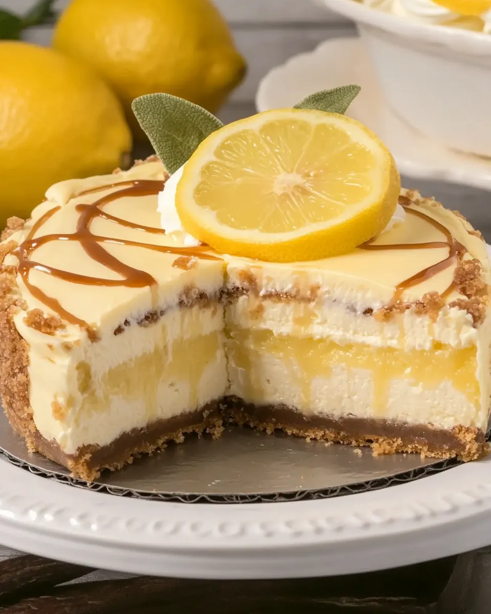 Easy Lemon Bar Cheesecake recipe photo