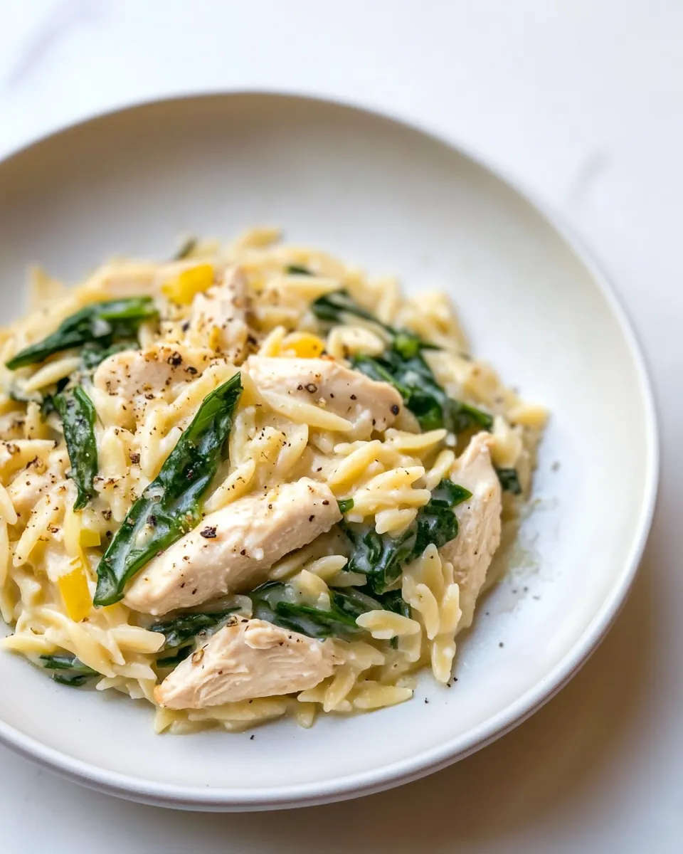 Classic Lemon Chicken Orzo image